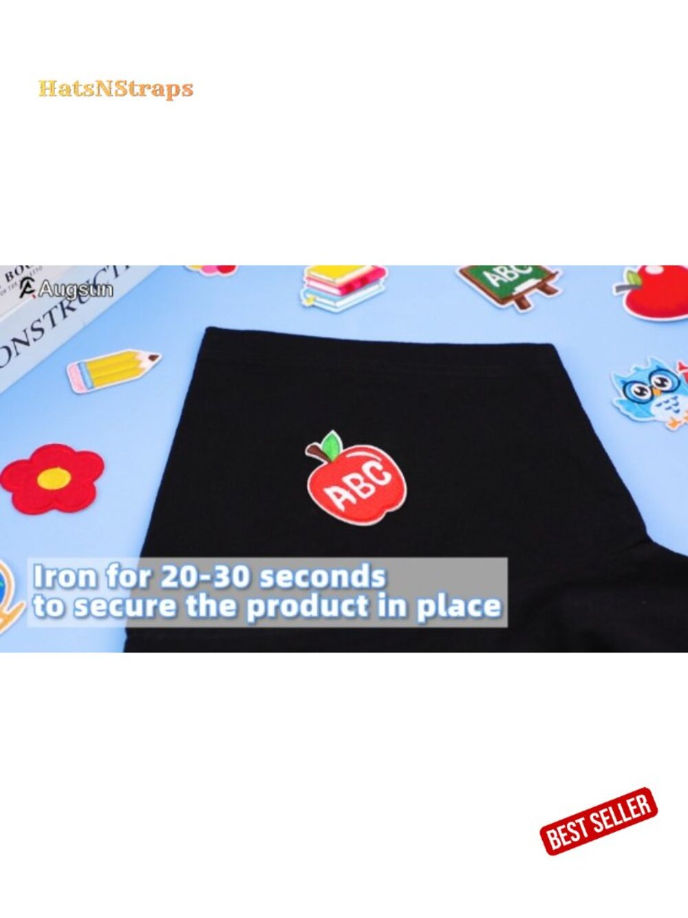 36 Pcs Back To School Iron On Patches Embroidery Appliques For Clothing Diy View 6
